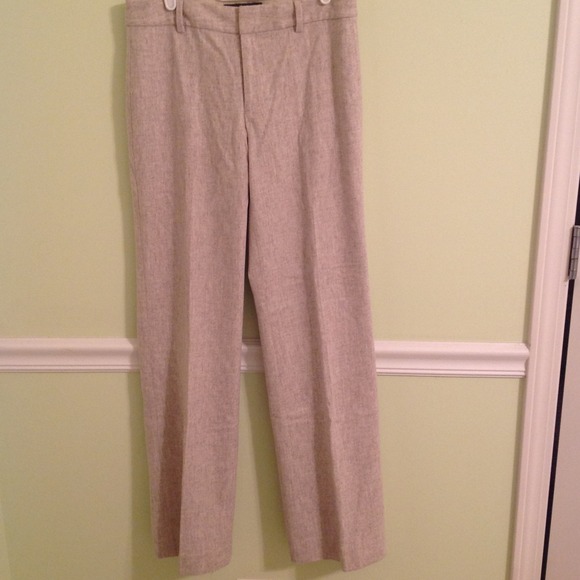 Oatmeal wool pants