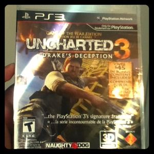 Uncharted 3 for PS3. Brand new! Still wrapped.