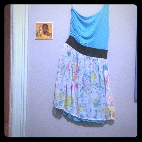 Vintage one shoulder dress
