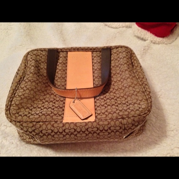 Authentic Coach Travel/Makeup Bag