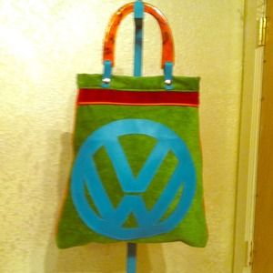 Vintage style (Volkswagen)custom one of a kind bag