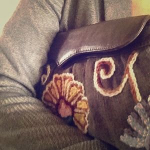🚫BUNDLE Lord and Taylor Brown Detailed Clutch Bag