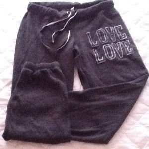 BUNDLED Capri style sweatpants & zebra mules!!