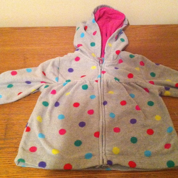 Polka dot hoodie