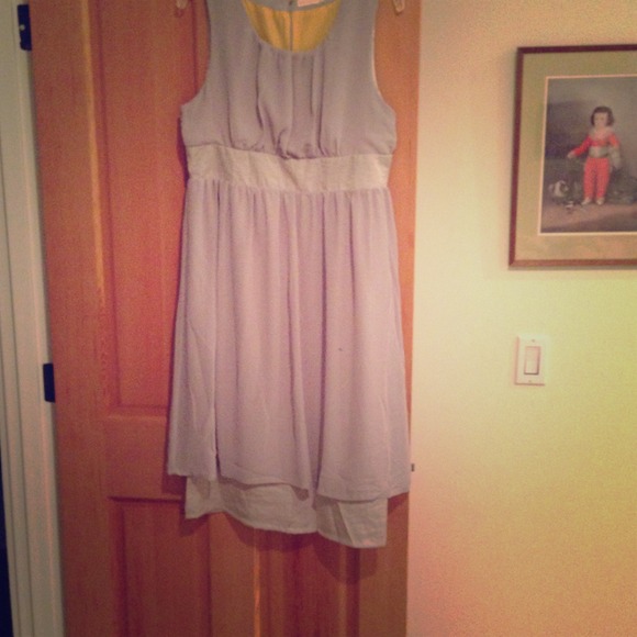 Chiffon lined cocktail dress