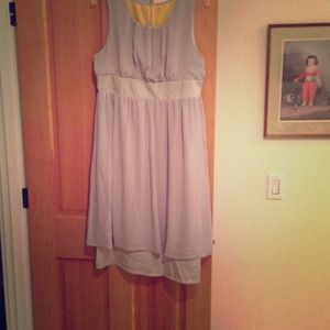 Chiffon lined cocktail dress