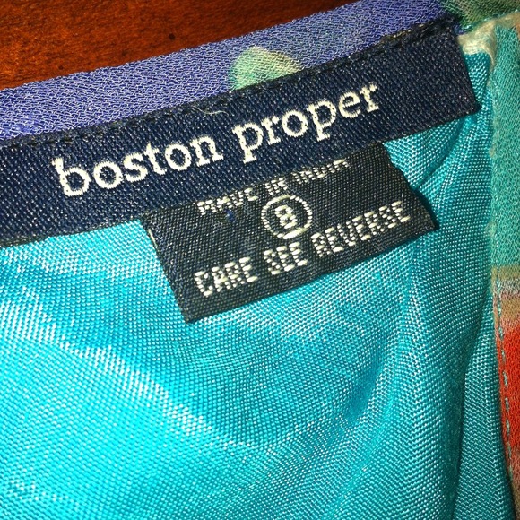 🎉🎉HOST PICK🎉🎉Tropical silk w/sequin dress - Picture 4 of 4