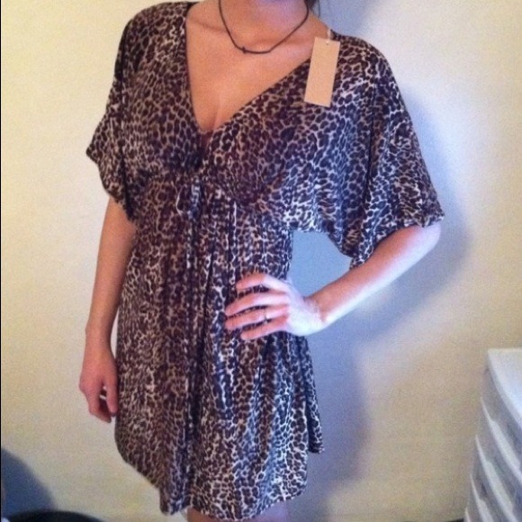 Cheetah print dress