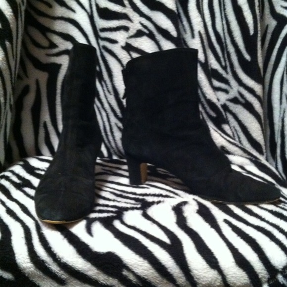 Liz Claiborne Black Ankle Boots