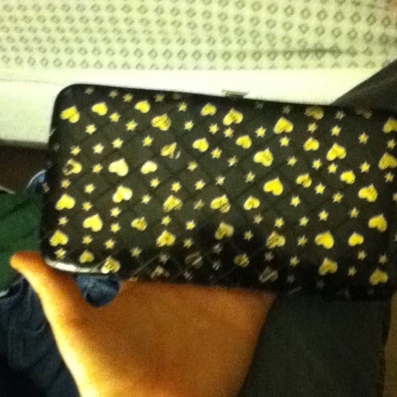 Gold star and heart wallet - Picture 1 of 3