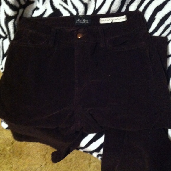 Dark Brown Not Your Daughter's Courderoy Pants