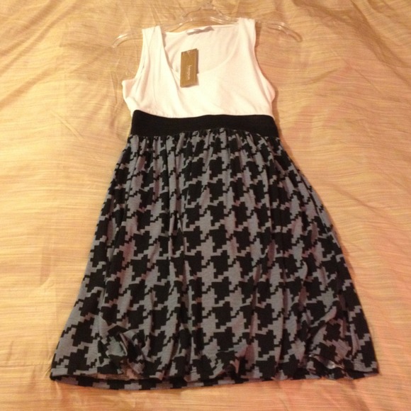 Houndstooth dress