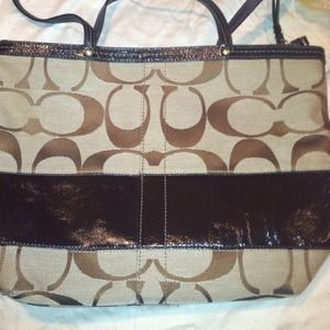 Authentic Brown coach bag
