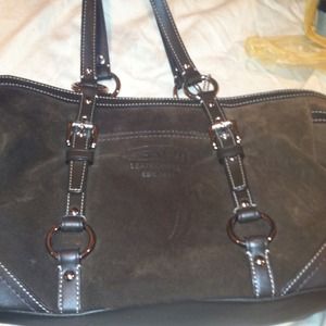 Authentic coach suede bag
