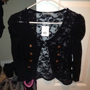 Lace cardigan . Never worn