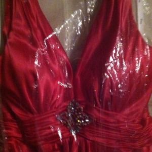 Lipstick pink, Riva prom/pageant dress