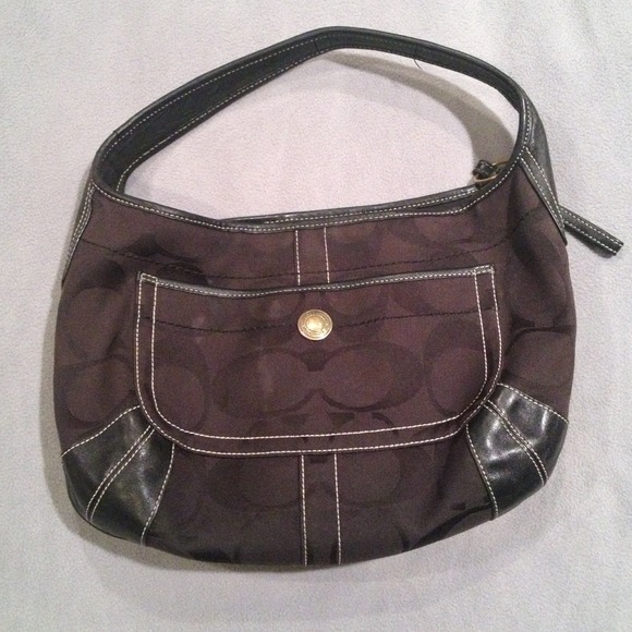 Black Authentic Coach purse.