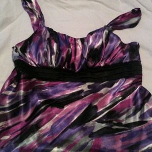 Purple and black pink really cute with jeans