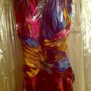 Great tie-dye prom/pageant dress