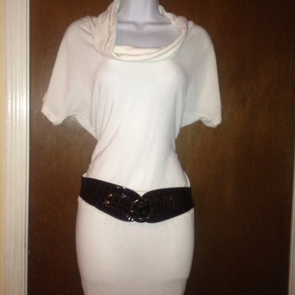 ✋RESERVED✋ Cream Colored Sweater Dress