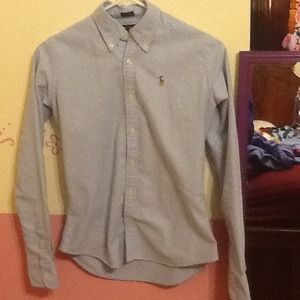 Light blue Ralph Lauren button up