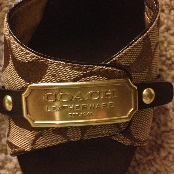 Coach sandals authentic