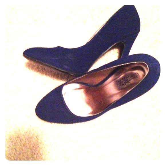 Navy blue shoes