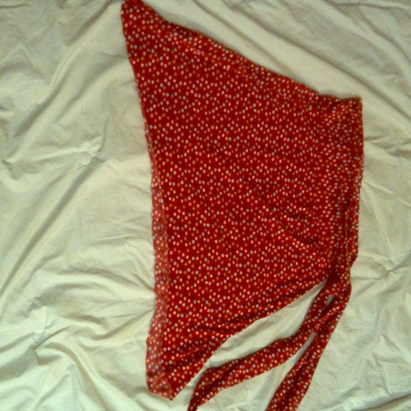 Vintage Abercrombie  mini skirt polka dot, size M