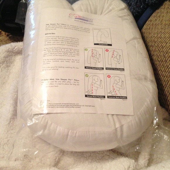 Side sleeper pro pillow