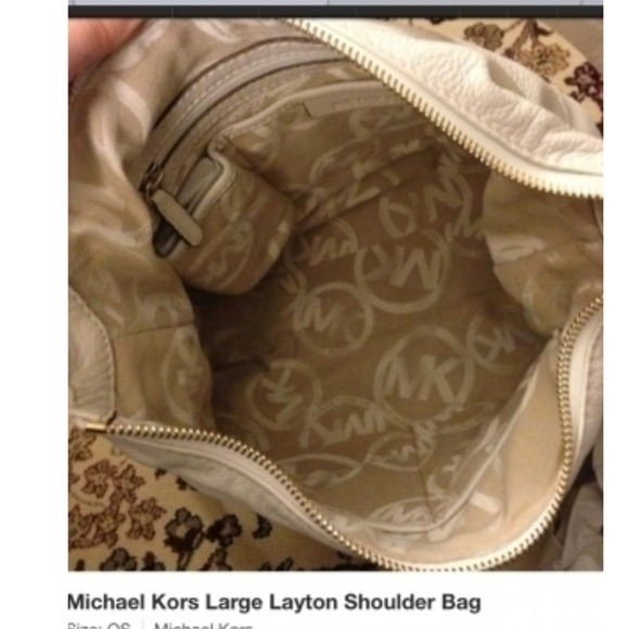 Michael Kors Vanilla Layton Bag - Picture 4 of 4