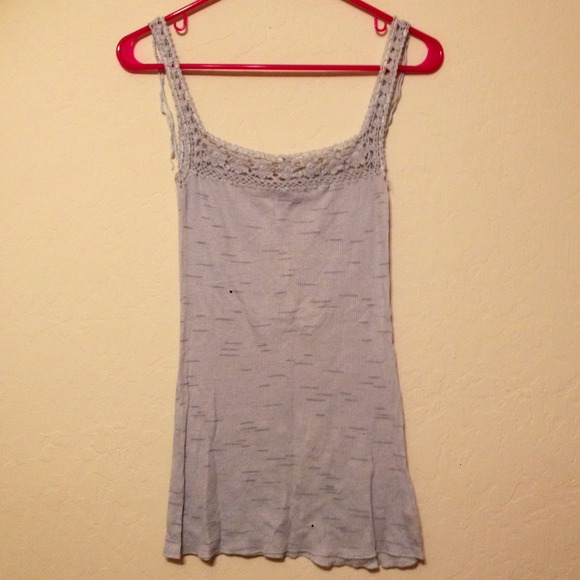 Free People Delicate Crochet Tank