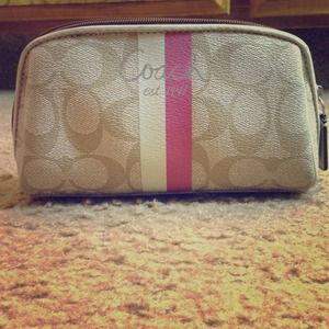 Authentic Coach Makeup Bag