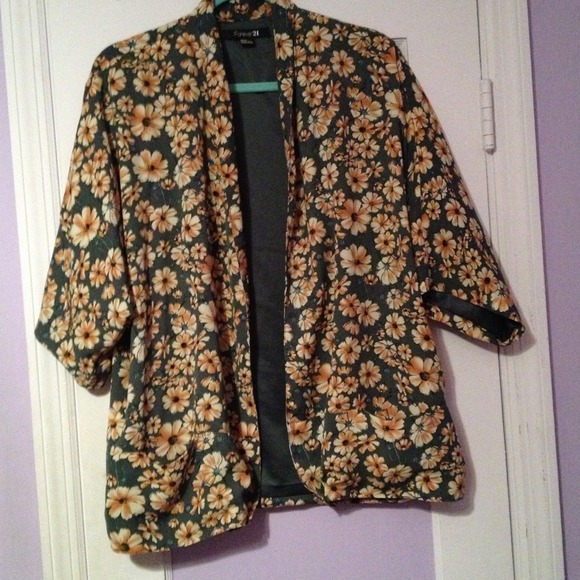 Bundled Forever 21 oversize Asian coat