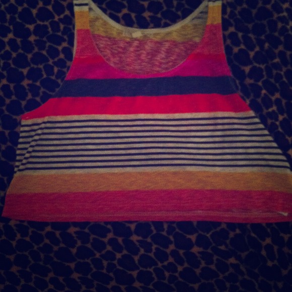 Forever 21 Tops - Stripped crop top