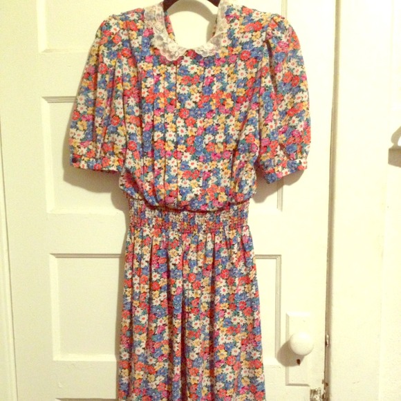 Vintage Flower Dress