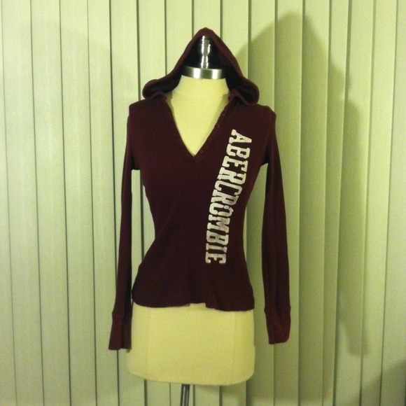 Maroon Abercrombie Hoodie.