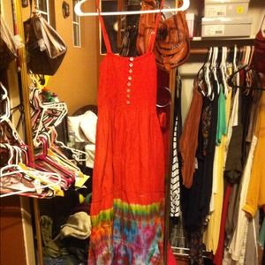 Beautiful, colorful maxi dress