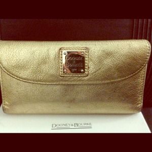 Dooney & Bourke gold wallet
