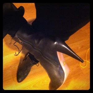 Authentic Prada Milano Brown Leather Boots.