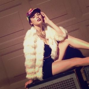 Faux fur jacket for sale!!