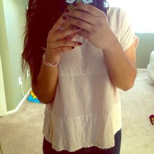 Blush Pink "Striped" Top