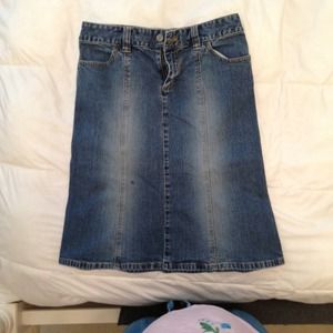 Michael Kors Fitted jean skirt
