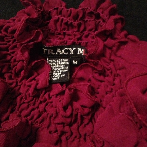 🌟Bundle 🌟for mbeaujean burgundy ruffle - Picture 2 of 2