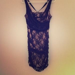 Express Black Lace Dress!