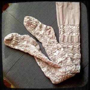 Swiss Fairisle Free People tights