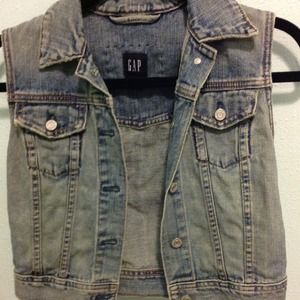 Gap denim vest