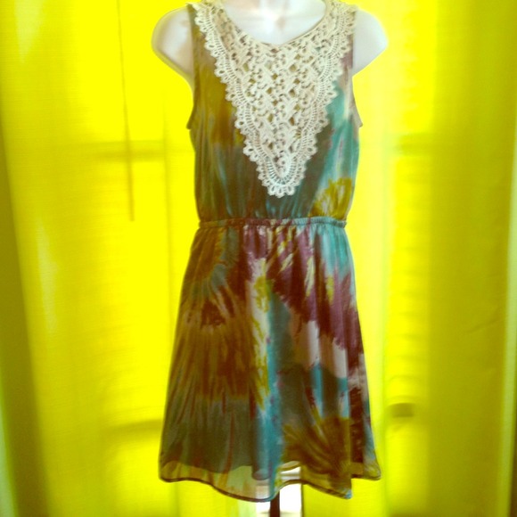 Sold !!! Tye-Dye summer Dress