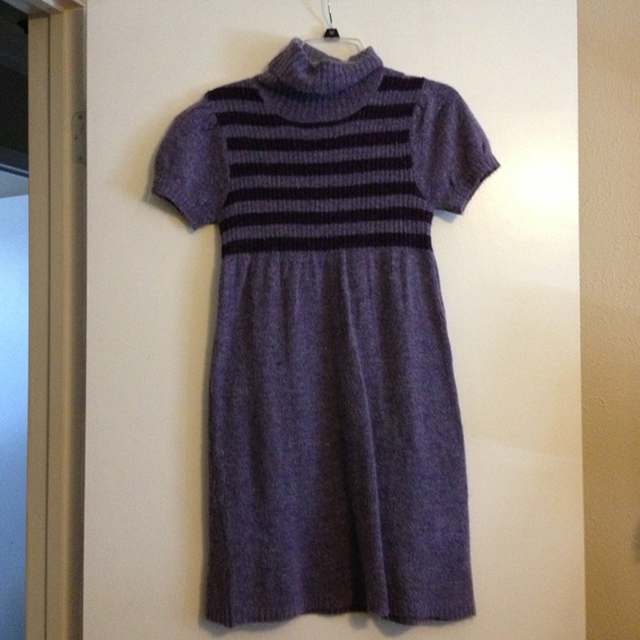 Purple Sweater dress