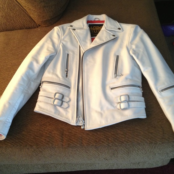 ACDC  Jackets & Blazers - PRICE DROP! 🎉HOST PICK! White leather jacket!