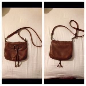✨Reduced✨Brown leather cross body purse